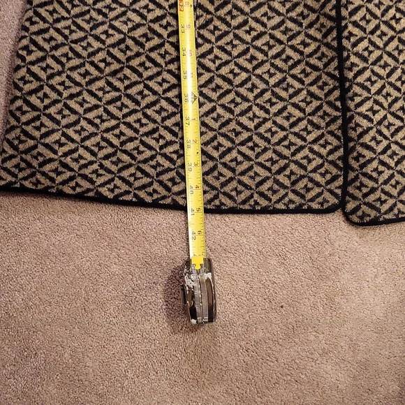 GEIGER Fur Trim Wool Coat - Picture 6 of 9